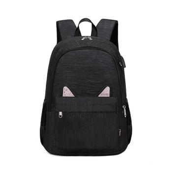 Moderner niedlicher Rucksack mit Laptoptasche