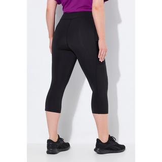 Ulla Popken  Legging 3/4 à taille haute, longueur au mollet, sèche rapidement 