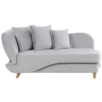 Chaise longue versione sinistra en Velluto Scandinavo MERI