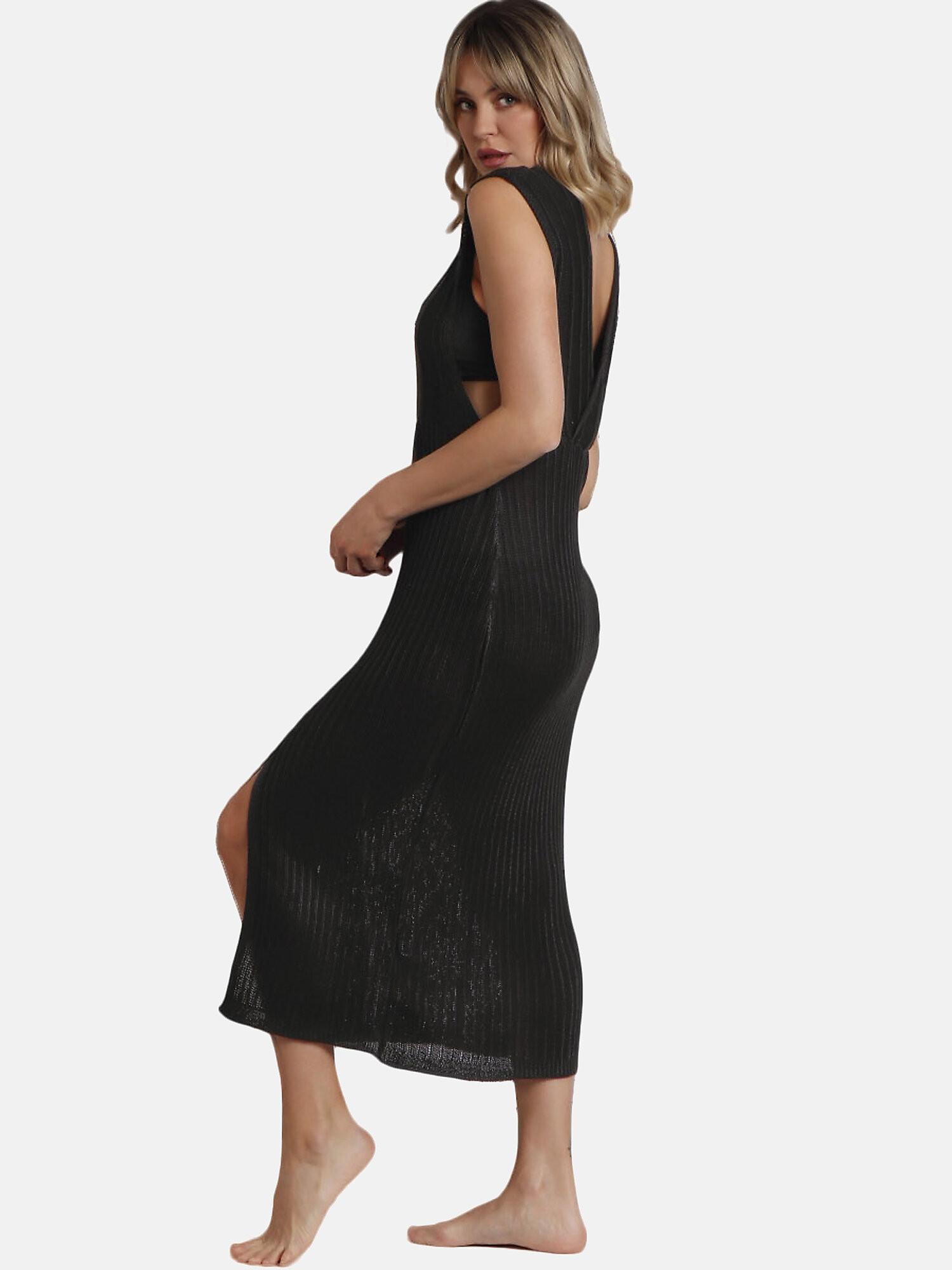 Admas Cool Abito Lungo da Spiaggia con Spacco  