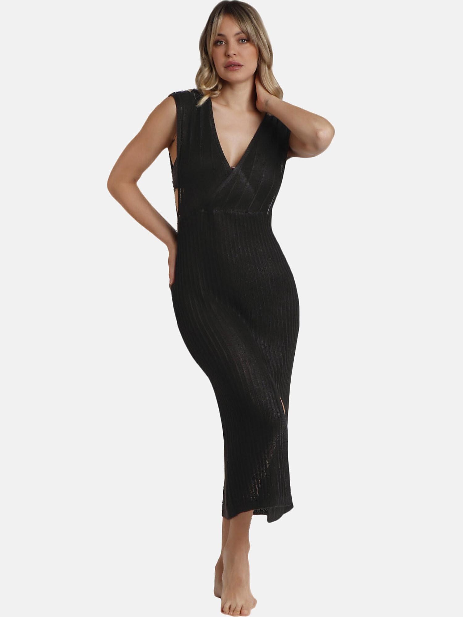 Admas Cool Abito Lungo da Spiaggia con Spacco  