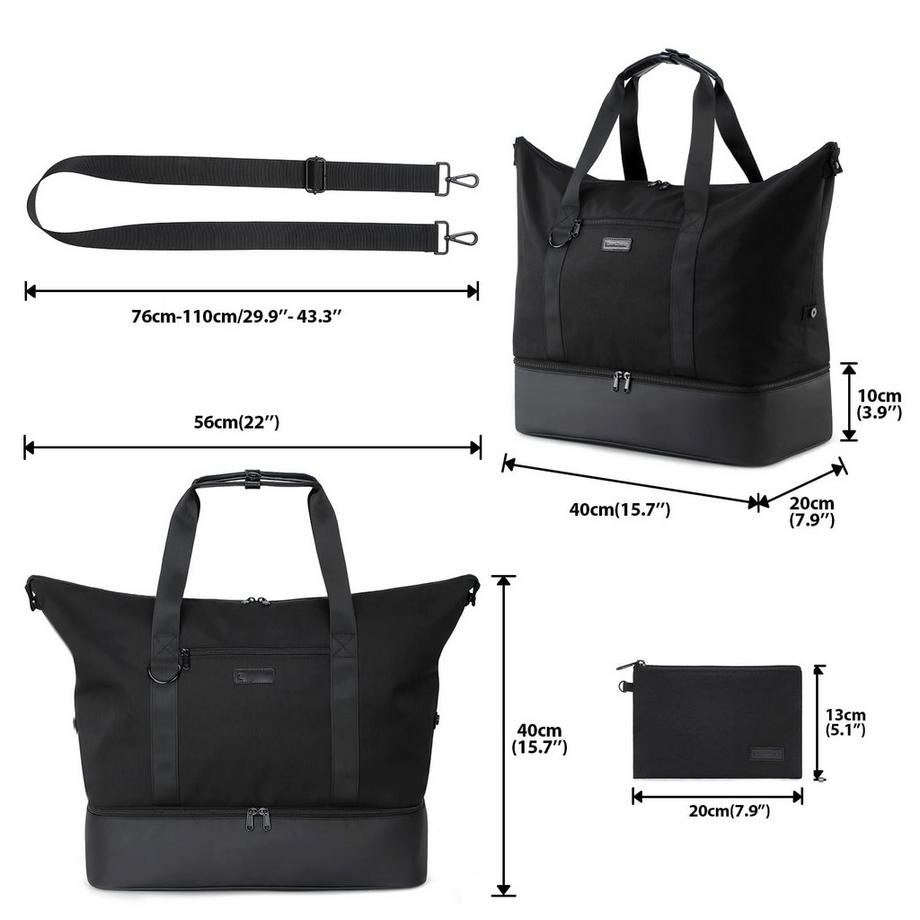 Only-bags.store Reisetasche Wasserdichte Sport Übernachtungs Handgepäcktasche  