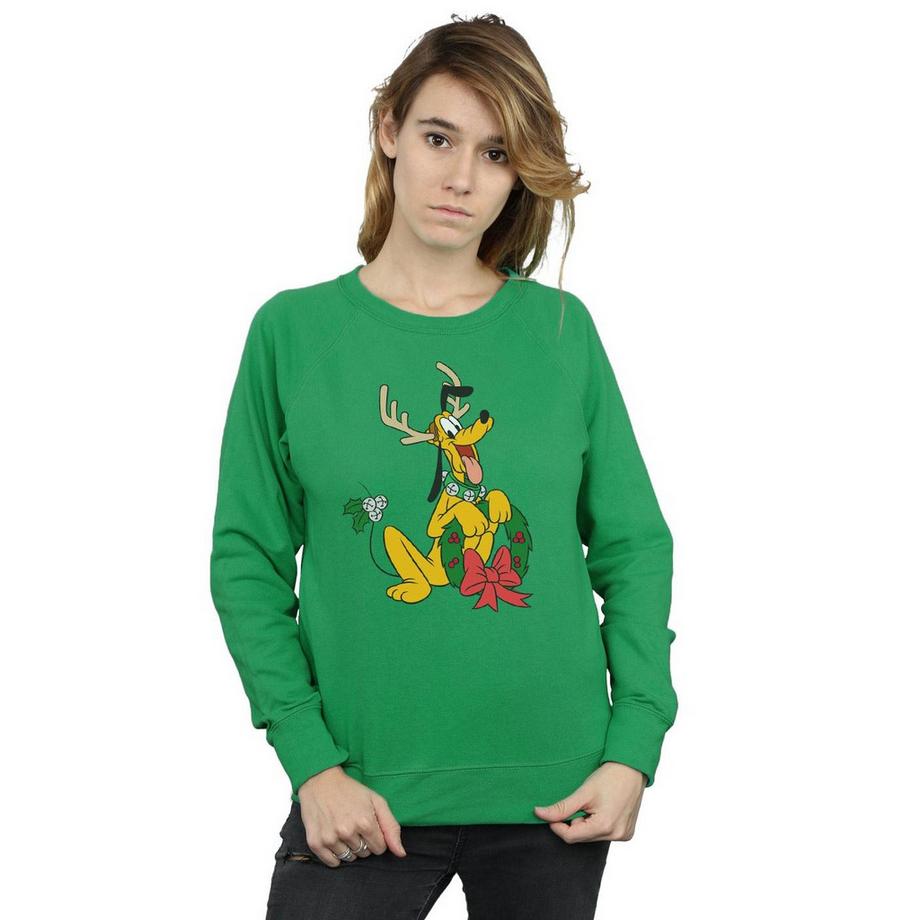 Disney Pluto Felpa Corna di Natale  