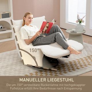 HOMCOM Fauteuil de relaxation  