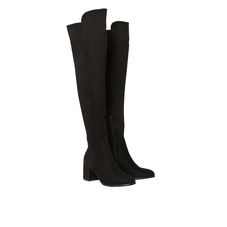 Dorothy Perkins  Kniehohe Stiefel Kelly, Suedette Wildlederimitat 