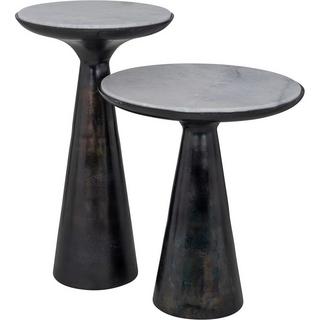 mutoni Table d'appoint Ethan noir 46  