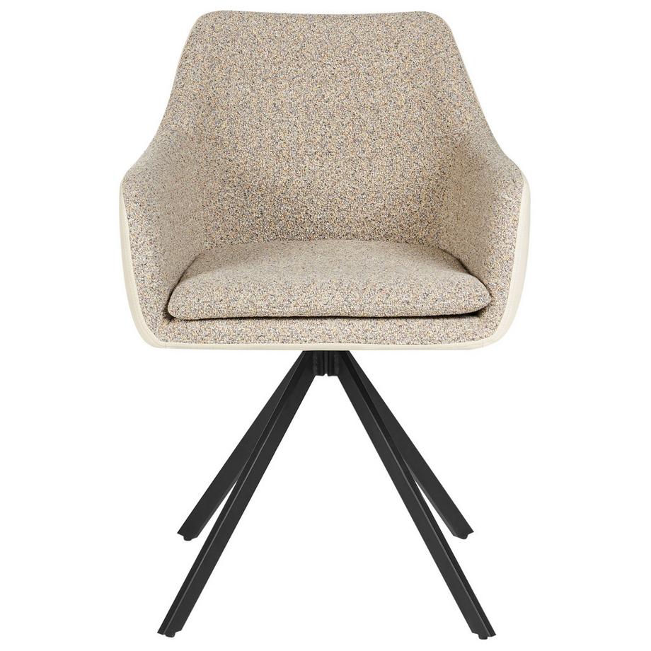 Beliani Set di 2 sedie da pranzo en Tessuto Minimalista LITHIA  