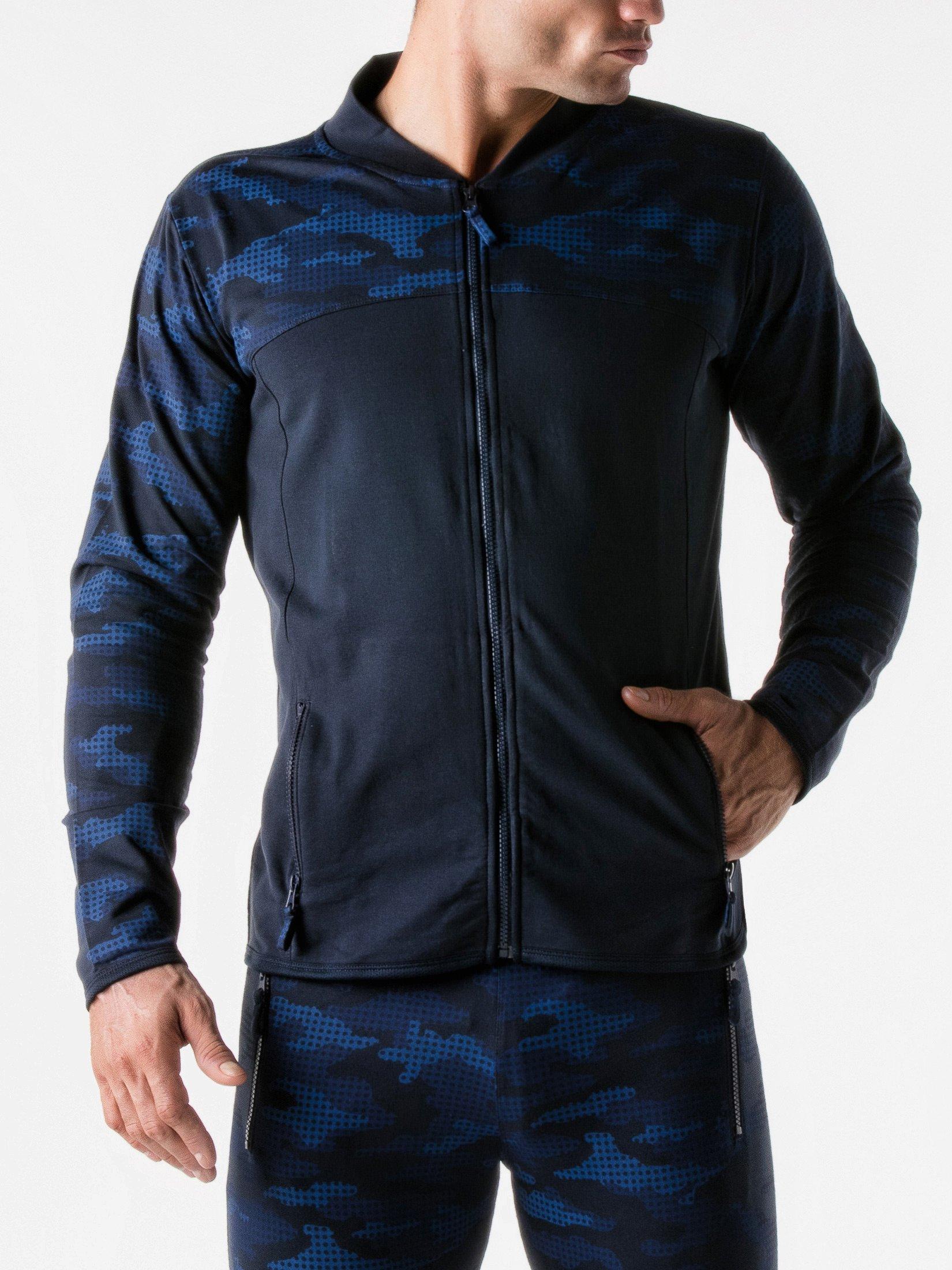 Code22  Urban Camo giacca sportiva marina 