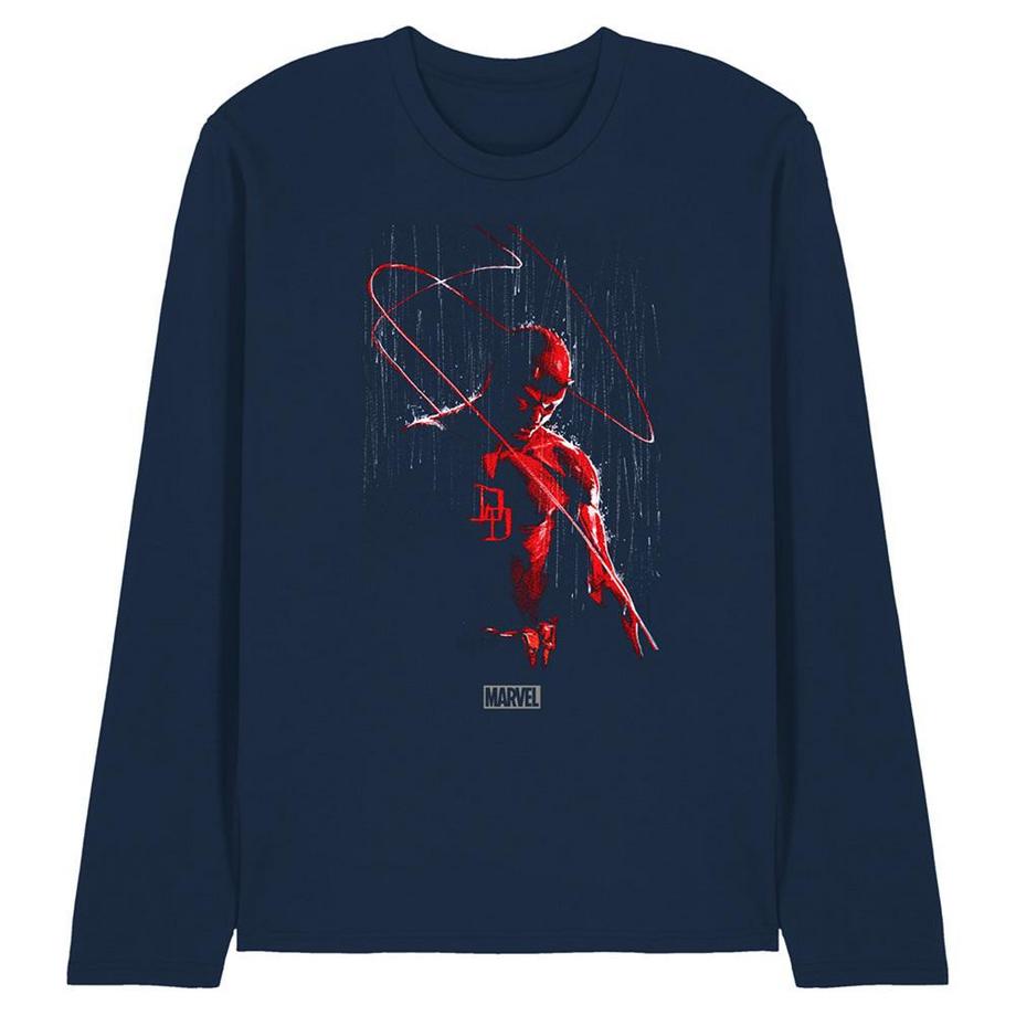 T-ShirtManches Longues Motiftyle Pluie