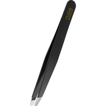 Pinzette schräg, schwarz, Inox