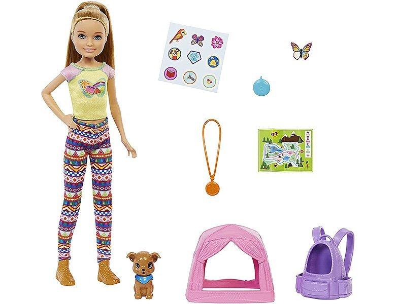 Barbie  It takes two! Camping Spielset mit Stacie Puppe und Hündchen 