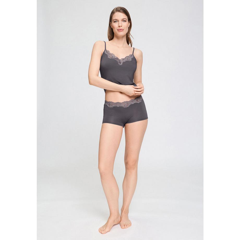HANRO Dana Panty mit floraler Bogenspitze  