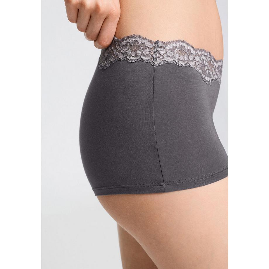 HANRO Dana Panty mit floraler Bogenspitze  