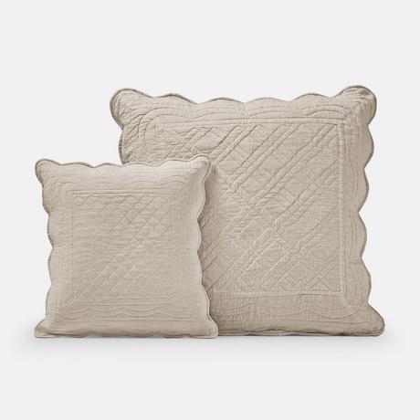 La Redoute Intérieurs Scenario Gesteppter Baumwoll-Kissenbezug  