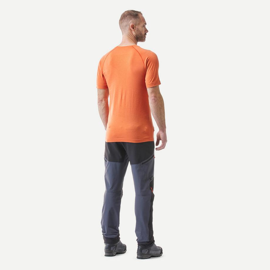 FORCLAZ  T-shirt trekking uomo maniche corte merino 
