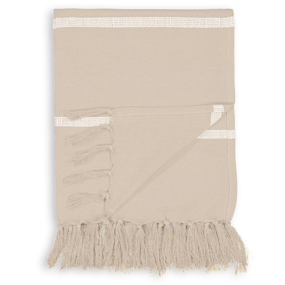 La Redoute Intérieurs Nedo Plaid Rayé avec Franges  