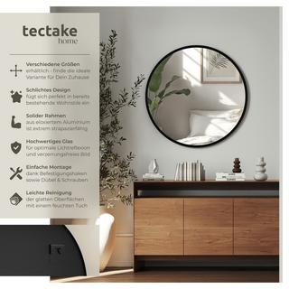 Tectake Miroir mural rond FIONA Ø 70 cm  