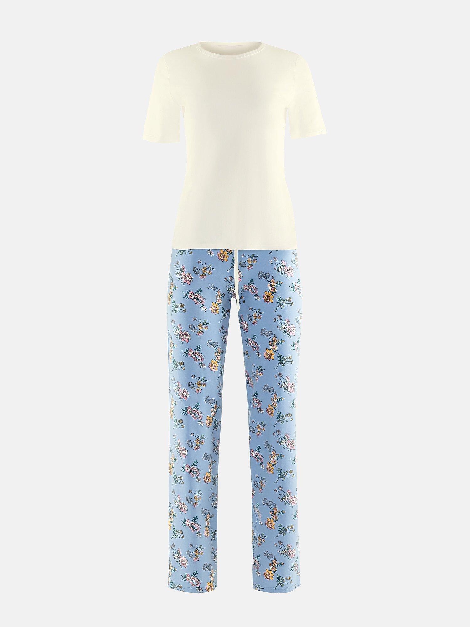 Lisca  Pyjama Hausanzug Hose Top Kurzarm Posh 