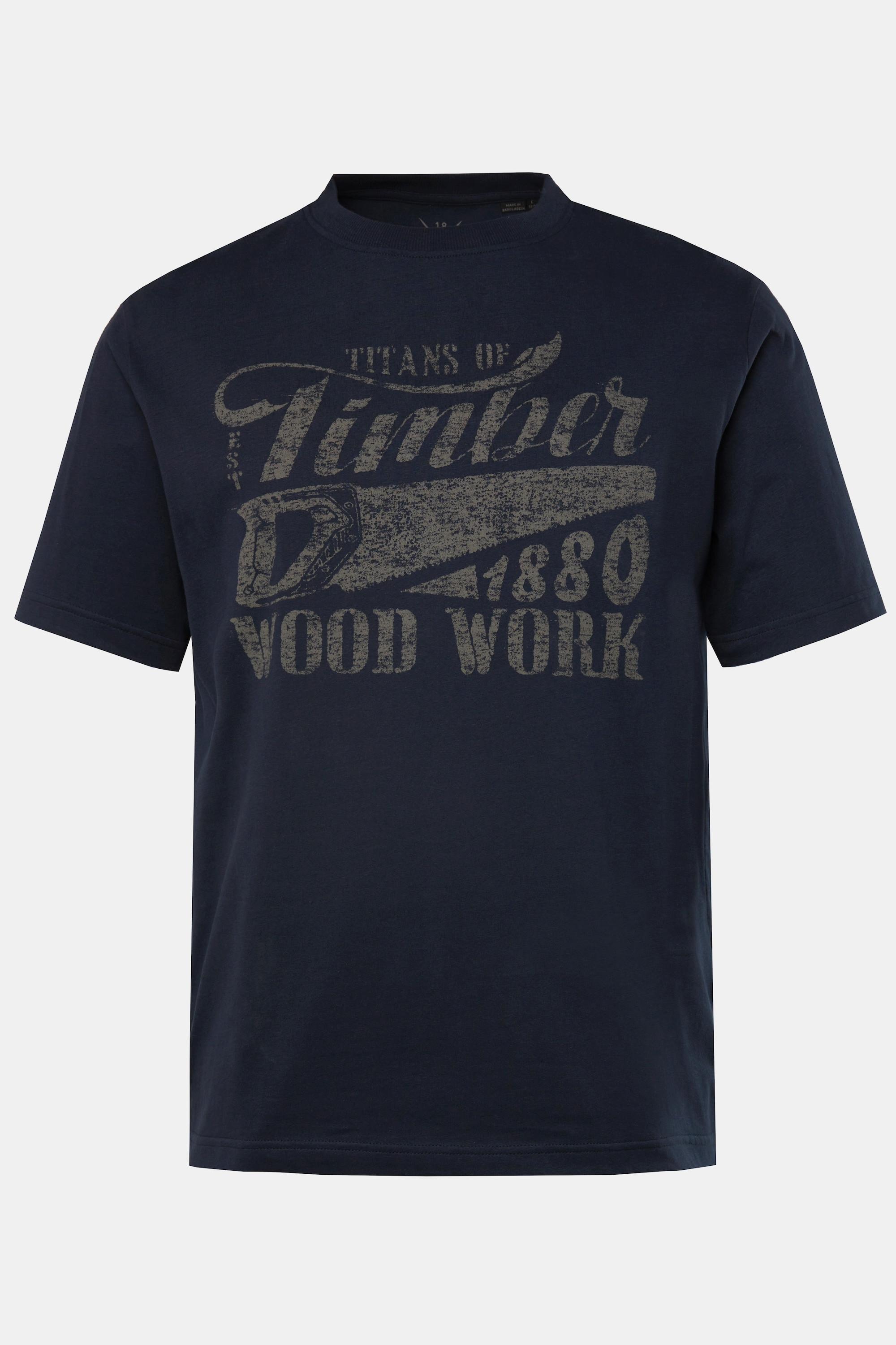 JP1880  T-Shirt, Workwear, Halbarm, großer Print 