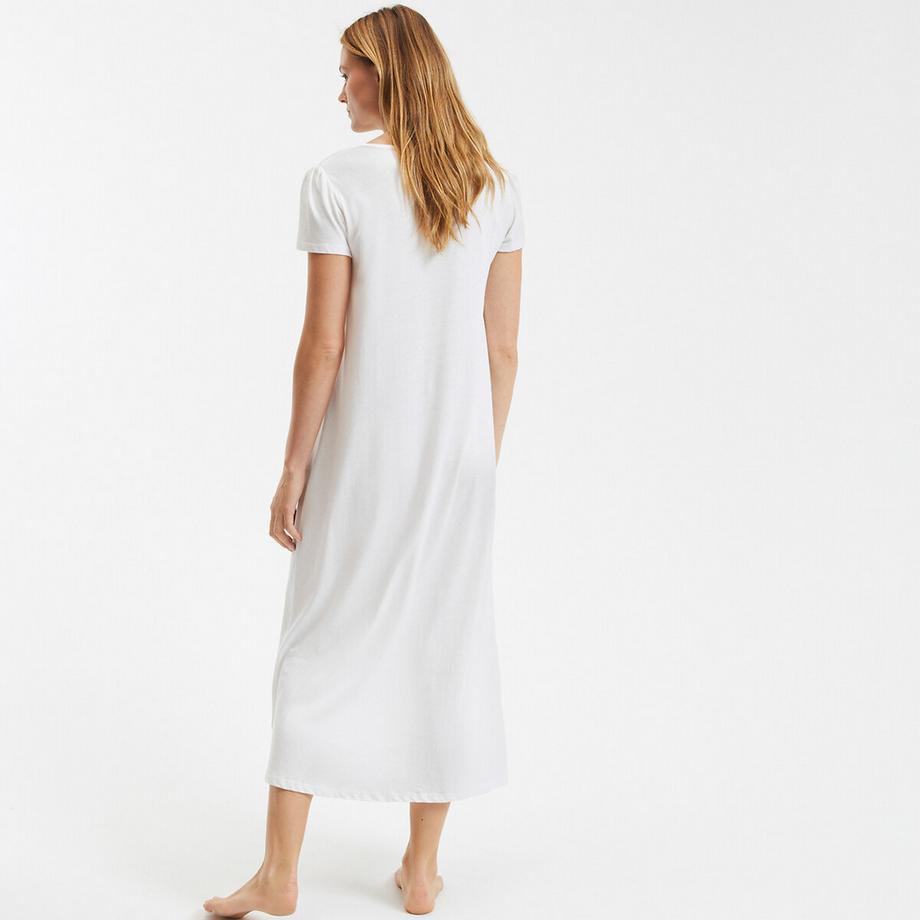 La Redoute Collections Nachthemd mit Spitze  