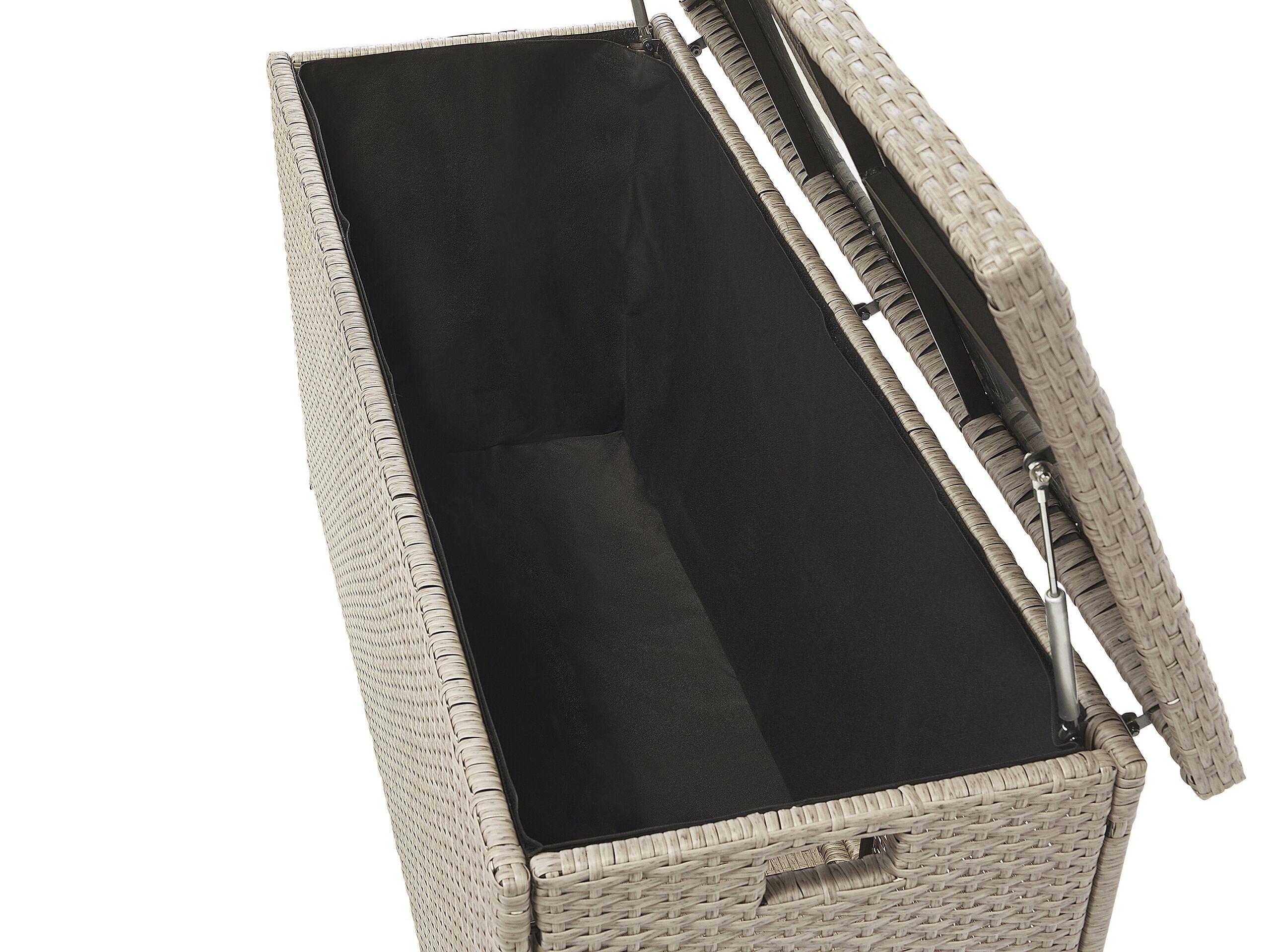 Beliani Coffre de rangement en Polyrotin Boho MODENA  