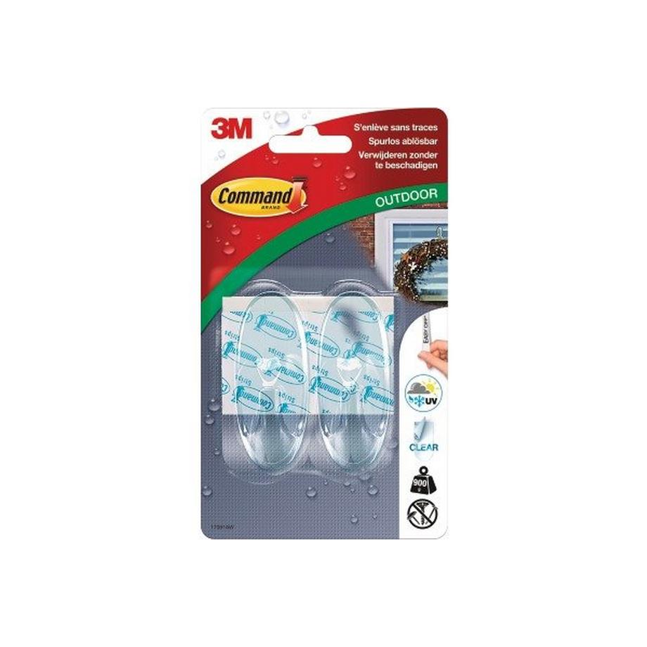 3M 3M Deko-Haken Command Outdoor M 17091AW 2 Stück  