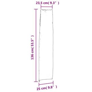 VidaXL Housse de parapluie de jardin polyester  