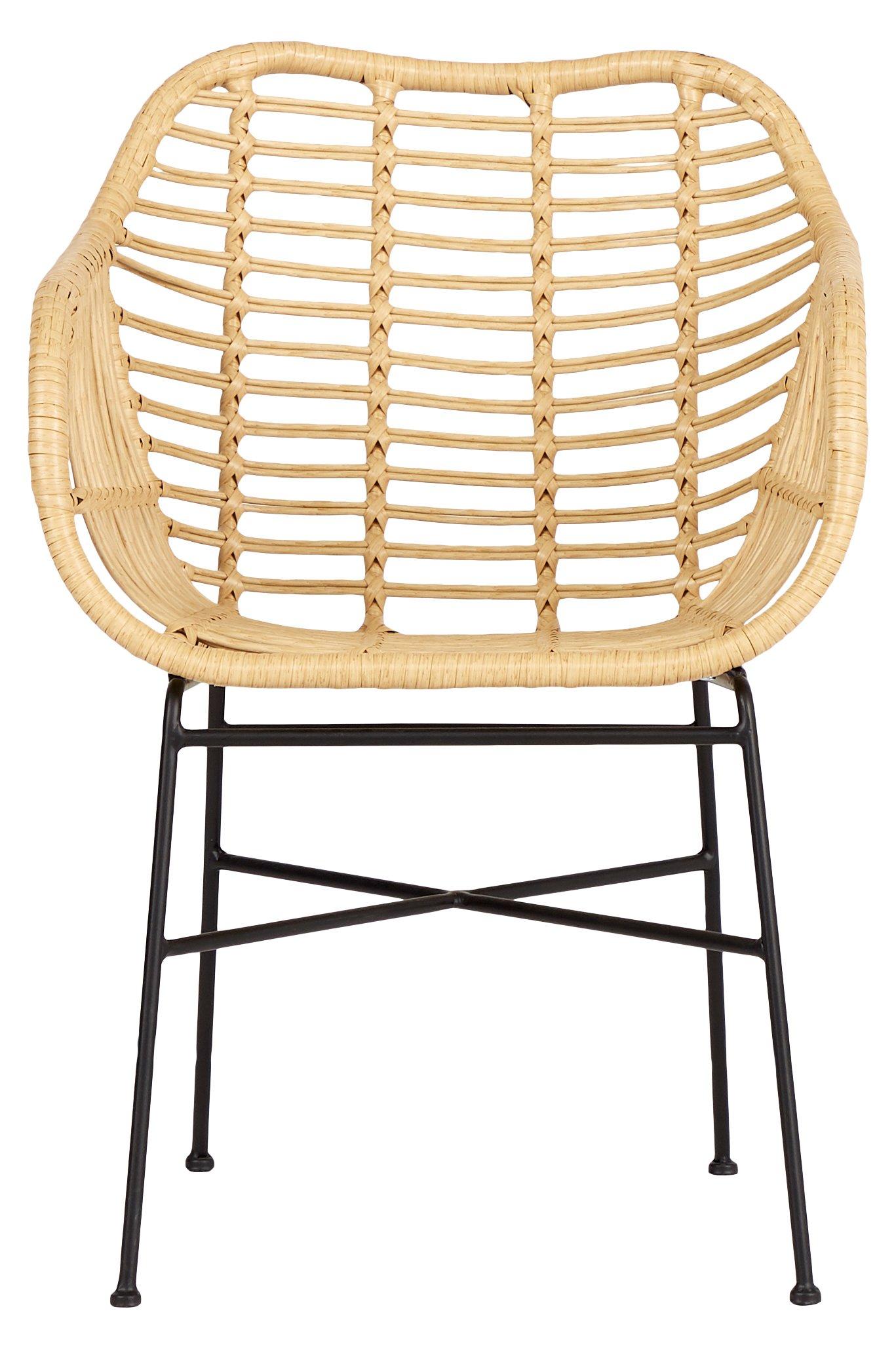 SCHOU Gartenstuhl AGNETE Rattan,   2ER SET  