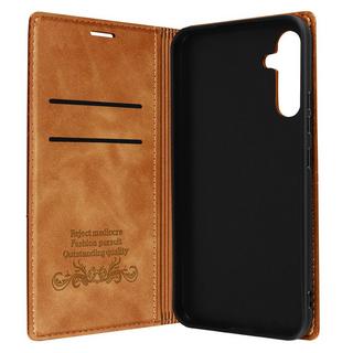 Avizar  Samsung A34 5G Wallet Etui Hellbraun 