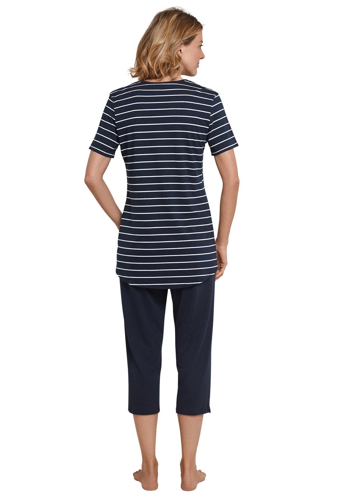 Schiesser Pigiama a righe vestibilità comoda  