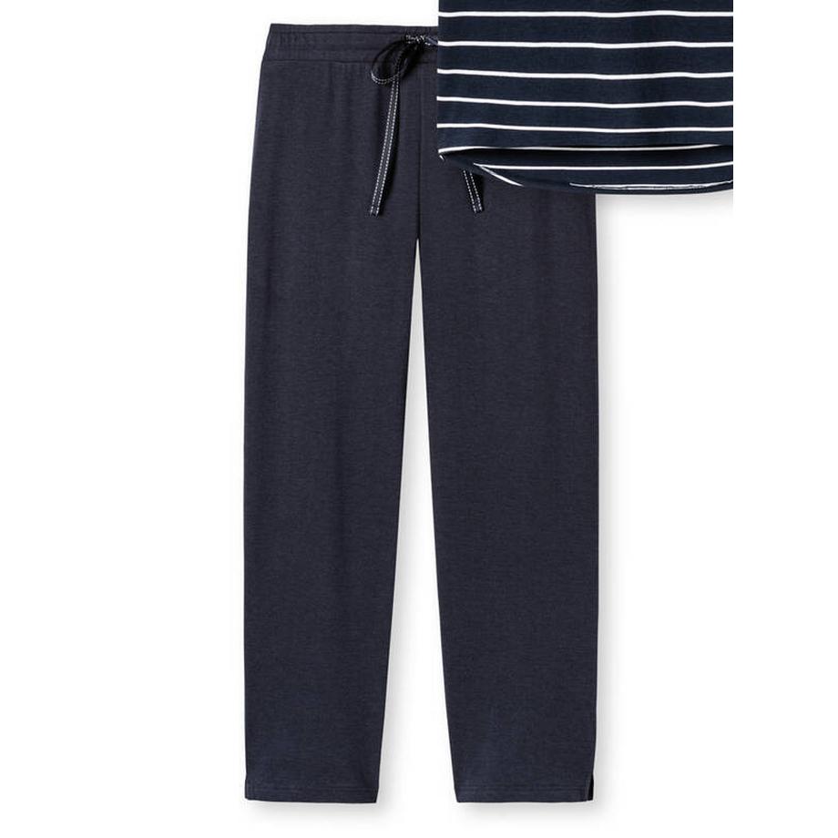 Schiesser Gestreifter Kurzarm Pyjama  