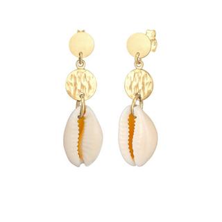 Elli  Boucles d'Oreilles Coquille De Cauris 