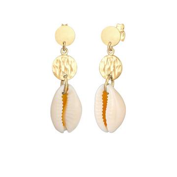 Boucles d'Oreilles Coquille De Cauris