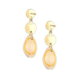 Elli  Boucles d'Oreilles Coquille De Cauris 