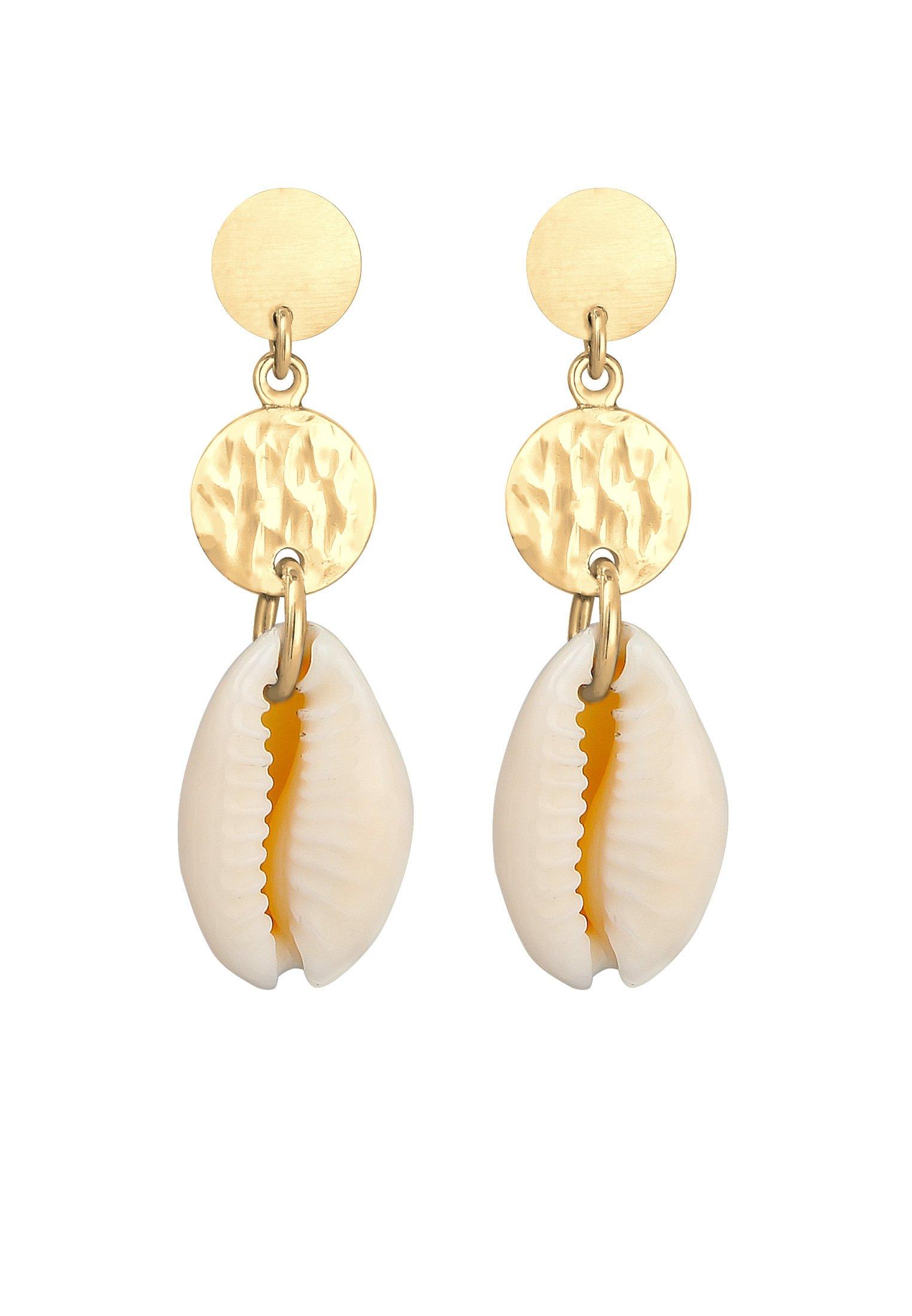 Elli  Boucles d'Oreilles Coquille De Cauris 