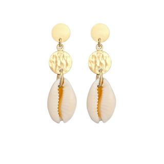 Elli  Boucles d'Oreilles Coquille De Cauris 