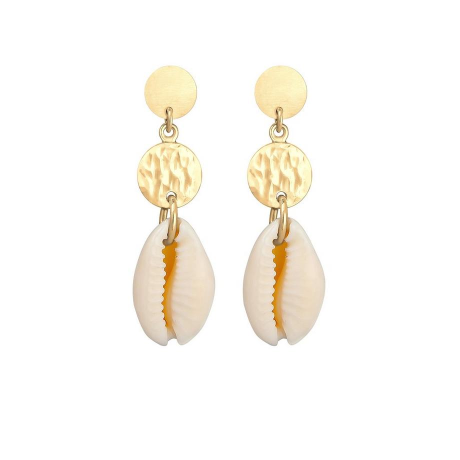 Elli  Ohrringe Hänger Kauri Muschel 