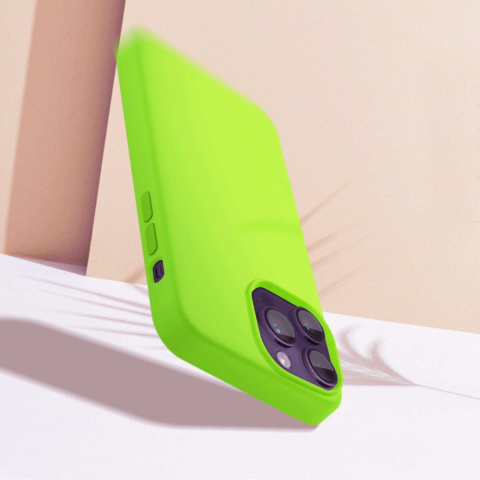 Avizar  Cover iPhone 14 Pro Max verde lime Moxie 