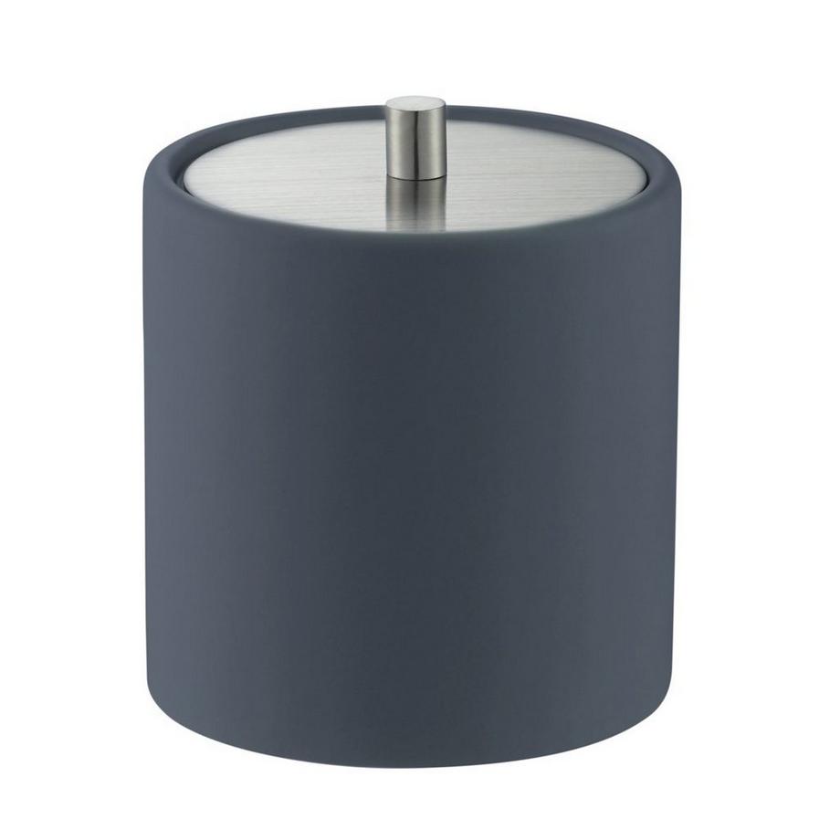 Boîte cosmétique Zylo anthracite - inox