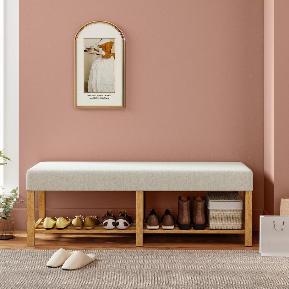 HOMCOM banc à chaussures  