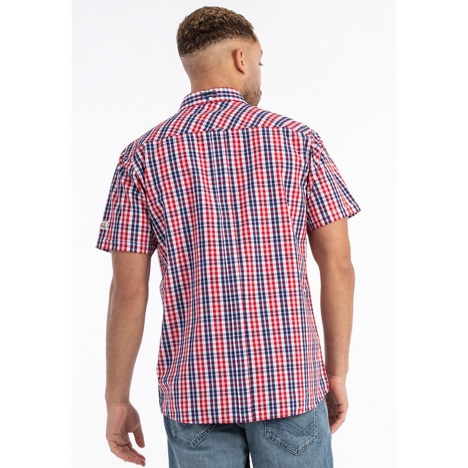 LONSDALE Brixworth Camicia a Quadri Maniche Corte  