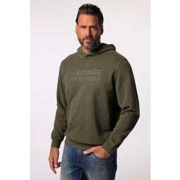 Felpa dal look vintage con cappuccio, fino alla tg. 8XL