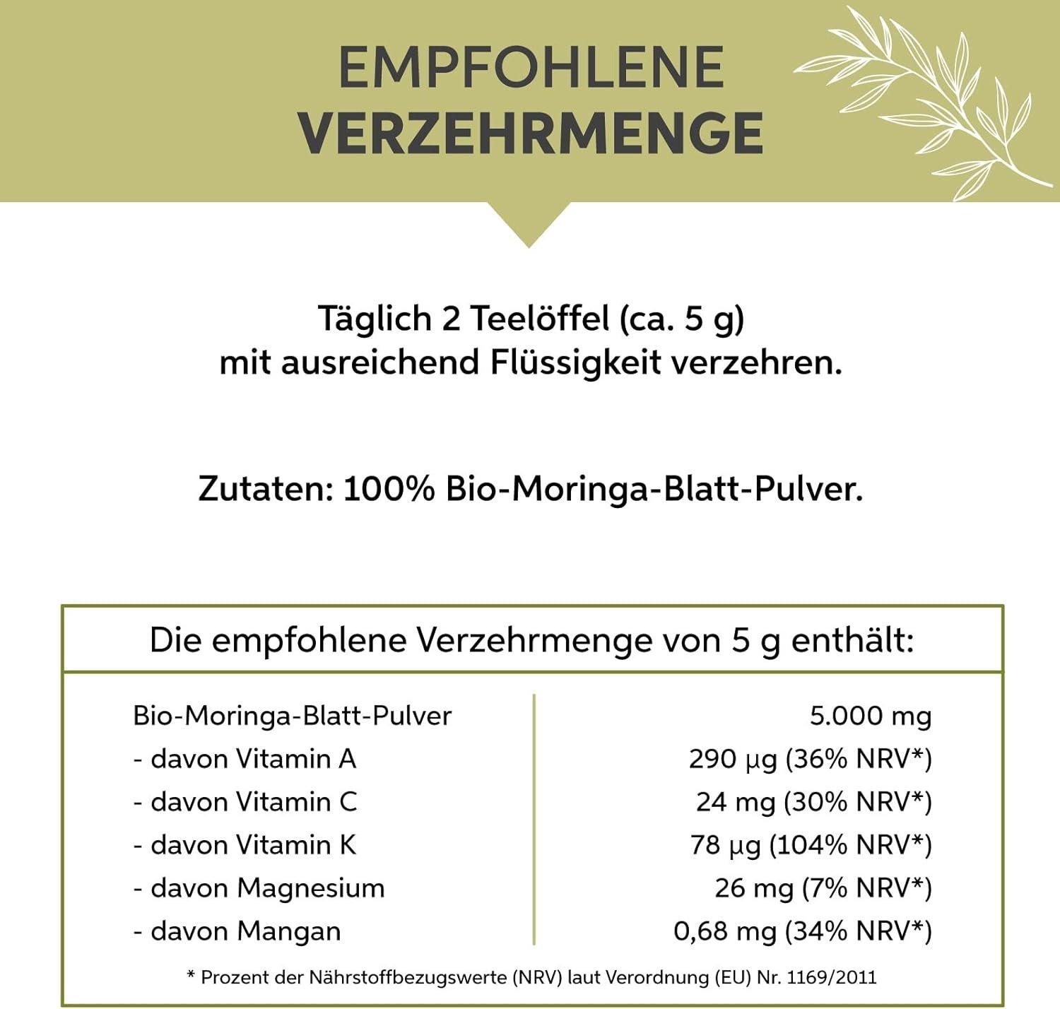 Eltabia  Poudre de moringa bio 