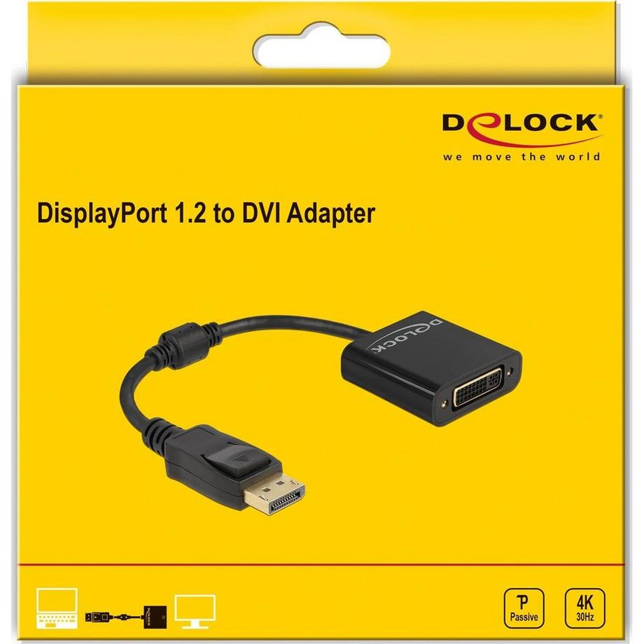 DeLock  Adapter DisplayPort - DVI-D 