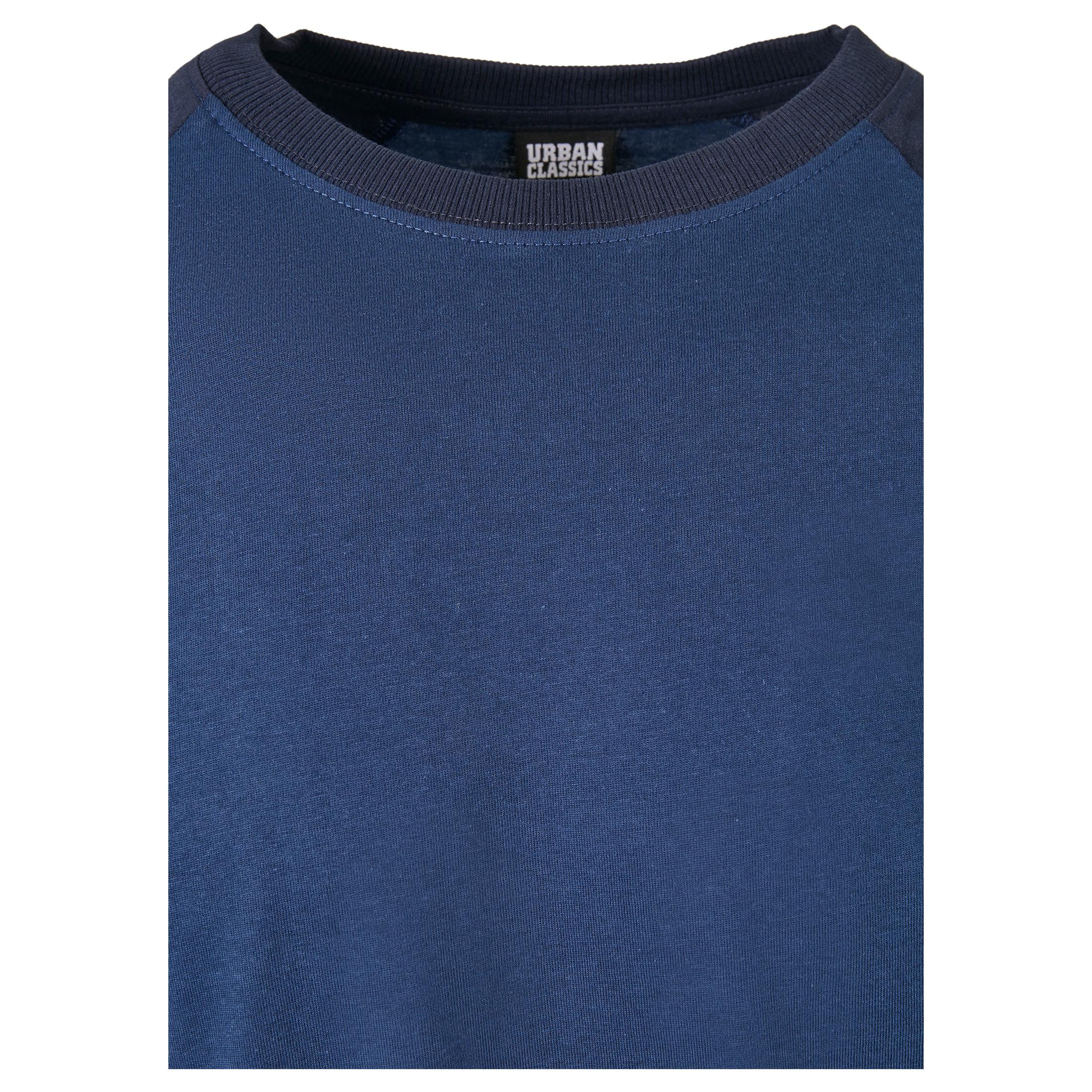 URBAN CLASSICS T-shirt maniche lunghe Raglan Contrast  
