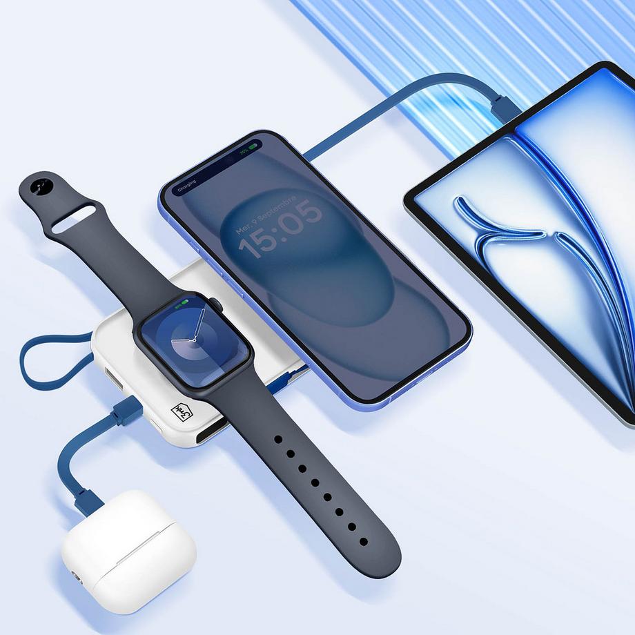 3mk Protection  3mk 10.000mAh MagSafe Powerbank Weiß 