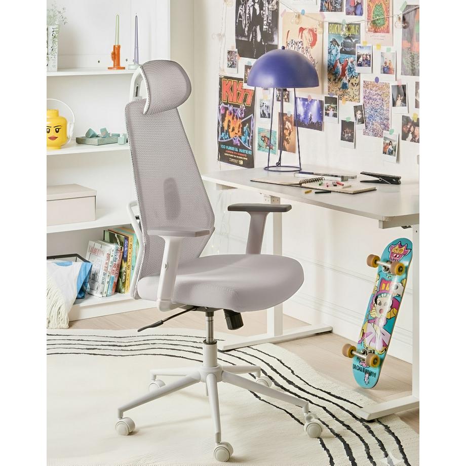 Beliani Chaise de bureau en Tissu maillé Moderne ORYN  