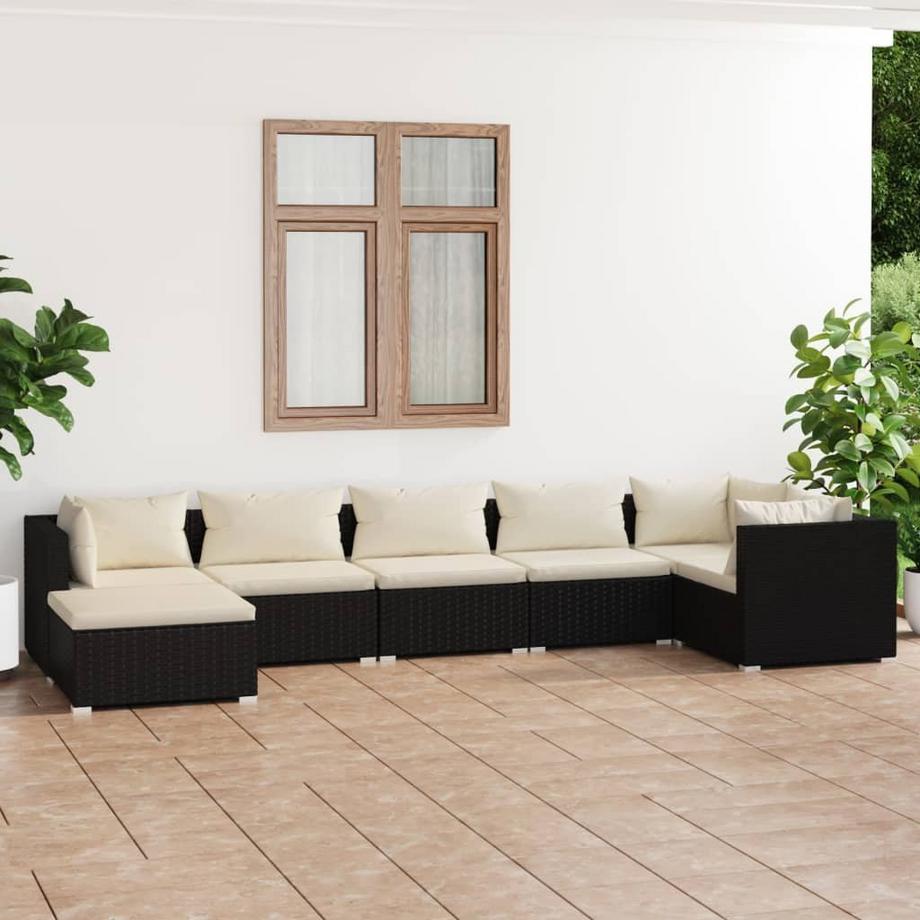 VidaXL Garten-lounge-set poly-rattan  