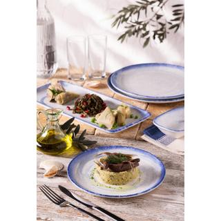 Bonna Assiette à dîner - Harena -  Porcelaine - lot de 6  