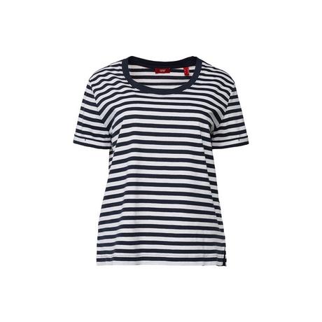 ESPRIT T-Shirt Rigata Maniche Corte  